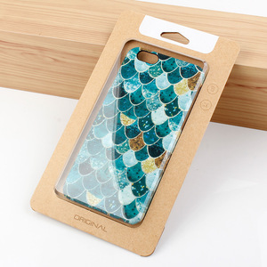 Display Window <strong>Empty</strong> Box Cowhide Card Paper Package Gift Packaging <strong>Boxes</strong> for Phone Case Retail - Product Image 2