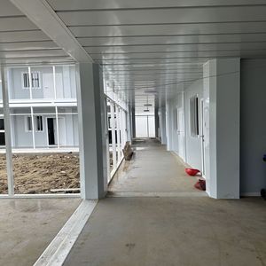 Precio de fábrica, el contenedor de almacenamiento modular ecológico más barato, casas de espacio grande, edificio escolar prefabricado