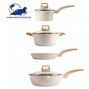 7pcs/set Non-stick Granite Medical <strong>Stone</strong> Coating Cooking <strong>Pot</strong> <strong>Pots</strong> and Pans Cookware Kitchen Accessories Set - Product Image 5