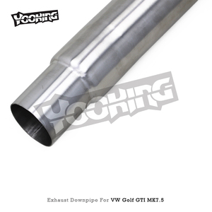 Custom <strong>Header</strong> Downpipe for VW GOLF <strong>7</strong>/<strong>7</strong>.5 MK7/MK7.5 GTI 2.0T 2014-2020 Free Flow Heat Shield Straight Down Pipe Exhaust Muffler - Product Image 5