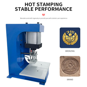 Máy Ép Nhiệt Mạnh Mẽ Da LOGO Đồng Khuôn Nóng Foil Stamping <span class=keywords><strong>Machine</strong></span> - Product Image 5