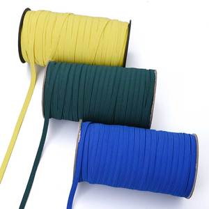 Color de fábrica 6mm 8 cordón poliéster látex elástico trenzado - Product Image 2