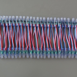 Smart RGB Led Pixel nodi rotondi stringa WS2811 12V 20awg indirizzabile digitale Full Color impermeabile IP68 - Product Image 2