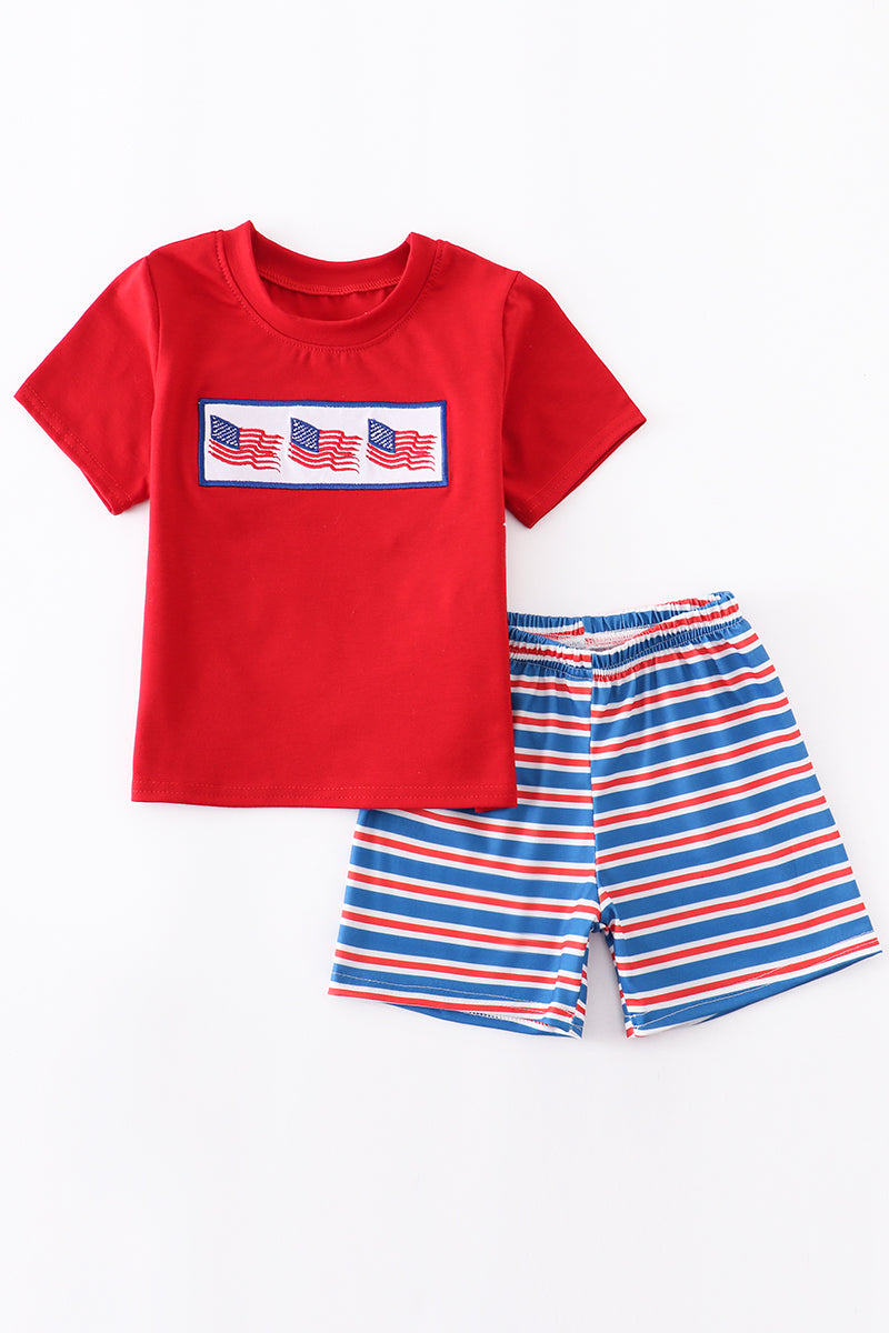 USA 4th of July Baby Girls Boutique Outfits