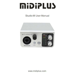 Interfaz de Audio de tarjeta de sonido Midiplus Studio M para grabación de interfaz de Audio USB Mezclador de Audio de 24 bits/192kHz para Podcast - Product Image 3