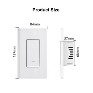 Zigbee No Neutral Wall Touch <strong>Switch</strong> 1 2 3 4 Gang Tuya Wifi Smart <strong>Light</strong> <strong>Switch</strong> <strong>With</strong> Remote Control for Smart Home Work <strong>with</strong> Alexa - Product Image 5