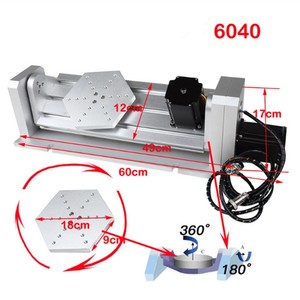 JX AUTO CNC mini enrutador CNC de 5 ejes para fresadora cnc de escritorio de aluminio para madera de acero - Product Image 2