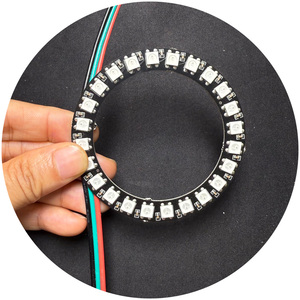 Ws2812 anello LED Rgb anello magico angelo occhio RGBIC DC5V forma anello Led modulo per la decorazione auto della macchina di visualizzazione - Product Image 1