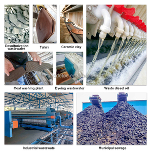 Programm gesteuerte automatische kommunale Abwasser membran filter presse mit Stoff wasch system für die Öl filtration - Product Image 6