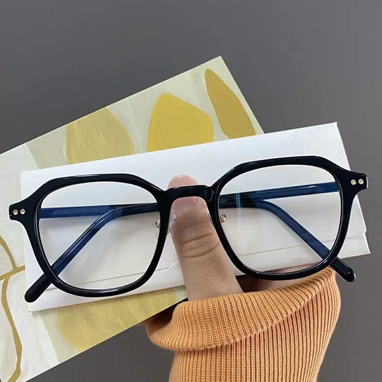 DL Brille Beste Qualität Großhandel billig Brillen gestell runde klare Linse Anti Blaulicht Blockierung bereit, Brille 2022 zu versenden