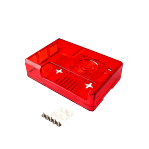 Adatto per Raspberry Pi 3B + astuccio in ABS GPIO Design di apertura riservata può utilizzare la custodia a guscio della ventola di raffreddamento