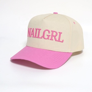 <span class=keywords><strong>2025</strong></span> phổ biến của phụ nữ cong vành thể thao giản dị Mũ máy thêu thời trang 5-Bảng điều khiển hai tông bông mũ bóng chày - Product Image 1