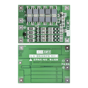 3S/4S 20/40/60A BMS lityum pil 18650 lityum pil şarj koruma levhası PCM için modülü polimer Lipo hücre PCB - Product Image 3