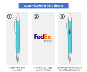 Tùy Chỉnh Có Thể Thu Vào Bút Bi Với 1.0Mm Chiều Rộng Bằng Văn Bản Nhựa Khuyến Mãi Văn Phòng Phẩm Hỗ Trợ Chủ Đề Thể Thao - Product Image 2