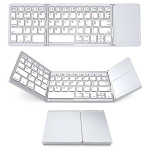 Tastiera sottile inglese senza fili Bluetooth portatile pieghevole tastiera tascabile per Multi sistemi Android IOS iPad Windows - Product Image 6