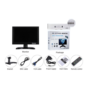 Mini Monitor de pantalla cuadrada de 10 12 pulgadas, Monitor Led de tamaño pequeño con Vga Rca 1024*768, Mini Lcd Cctv, Monitor de ordenador y PC - Product Image 5