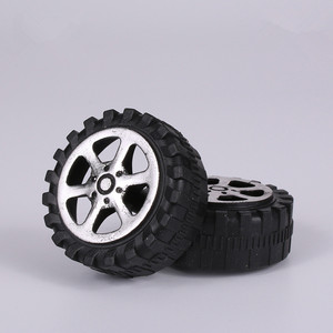 Diy Smart Car 2 X35mm Kunststoff felgen mit weichen Gummireifen für RC Car DIY Spielzeug zubehör DIY Stiel für Arduino Kit - Product Image 3