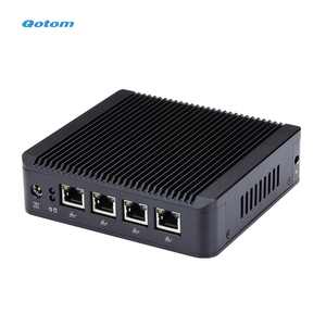 Qotom 4 LAN Mini PC Router cortafuegos computadora Oficina CPU J1900 Quad Core 2,0 GHz - Product Image 1