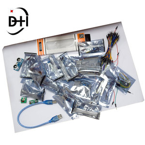16 unids/lote Kit de módulos de Sensor para Raspberry Pi con Arduino UNO R3 Kit de Inicio de tablero de pan para la escuela