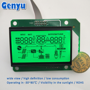 4 digit Customized Monochrome Display Module UPS Power Screen 7 Segment LCD Display - Product Image 5
