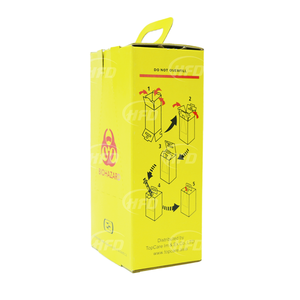 医用5L 10L生物危害安全纸板箱锋利容器 - Product Image 3