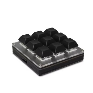 Teclado personalizado inalámbrico de 9 teclas 2,4G USB BT 3 modos Botones intercambiables en caliente 3 Escenas de aplicación Personalización de teclas - Product Image 3
