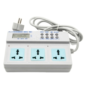 Timer visivo del Timer del relè digitale per la produttività dell'ufficio, Timer di programma digitale magnetico a 3 prese - Product Image 1