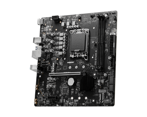 İki DDR5 DIMM yuvasına sahip olan MSI PRO B760M-B LGA 1700 soketi, çift kanallı bellek teknolojisini destekler.