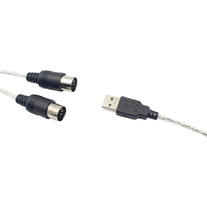 USB MIDI Out arayüzü piyano klavyesi PC Laptop Mac adaptör kablosu MIDI kablosu ev müzik stüdyosu - Product Image 2