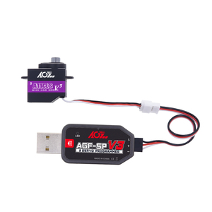 AGFRC A11CLS V3 1.4kg 0.065s Metal Gear 11g 6.0V Coreless Programmable Digital Micro Servo <strong>RC</strong> 1/28 Mini-Z GL Racing Car - Product Image 3