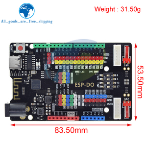 ESP32 Entwicklungsbrett 16 MB kompatibel mit UNO R3/UNO R4 Schnittstelle ESP-DO Roboterniveau Exam 56 Haupteinstellbrett für Arduino