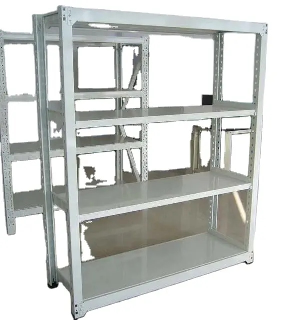 Experienced manufacturer for light duty slotted angle shelf / metal rivet shelf rack