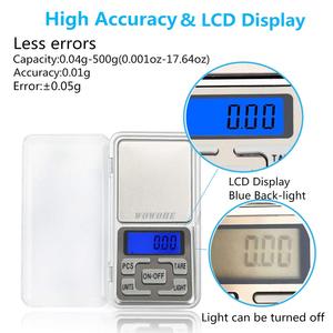 0.01 g Jewelry Weighing Scale Digital Diamond Pocket Weight Scale With <strong>LCD</strong> <strong>Display</strong> Tare <strong>Function</strong> - Product Image 2