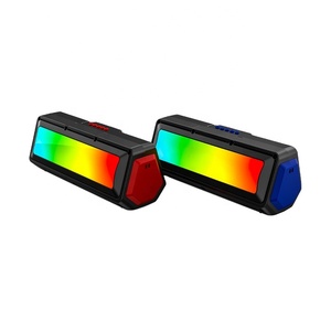 SING-E-Altavoces de ordenador ZQS3208, luces RGB coloridas con botón de interruptor, sonido envolvente, barra de sonido portátil para ordenador - Product Image 1
