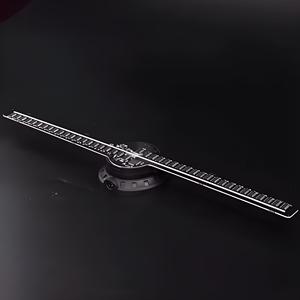 3D全息384灯广告风扇60厘米裸眼3D广告便携式电动LED玻璃屏幕用于眼镜