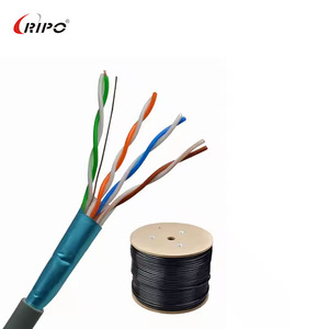 CAT5e FTP cavo Ethernet 26AWG soluzione di rete per uffici domestici con conduttore di rame e isolamento in PVC schermato - Product Image 1