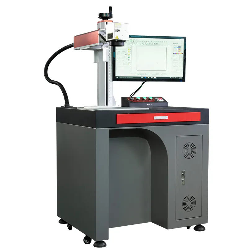 Máquina de marcação a laser de fibra para lentes de óculos, alinhadores de tamanho grande, teste de ouro, mais recente para mesa X Y, código de barras inteligente óptico Em