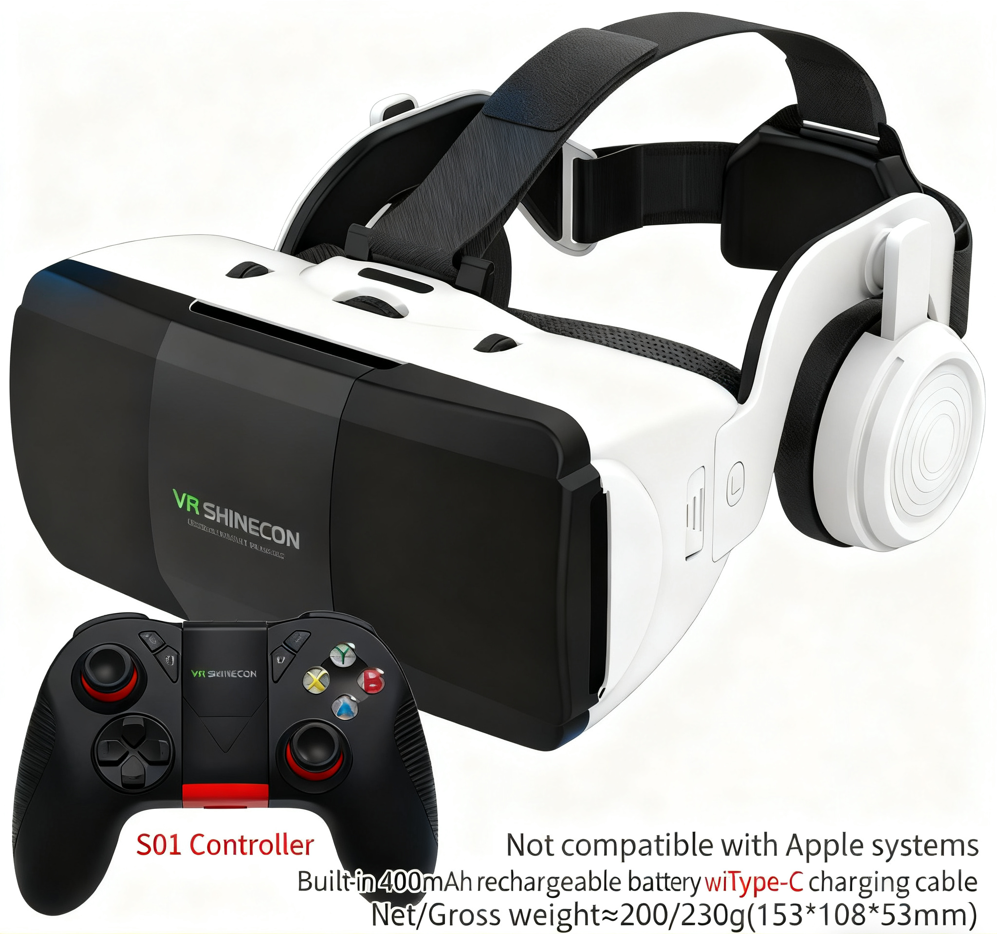 G06ED + black game controller S01