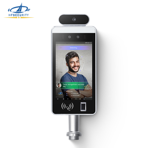 Hfsecurity RA08T QR Code Scan Thermal Camera Temperature Face Measuring Machine Fingerprint Face Recognition System