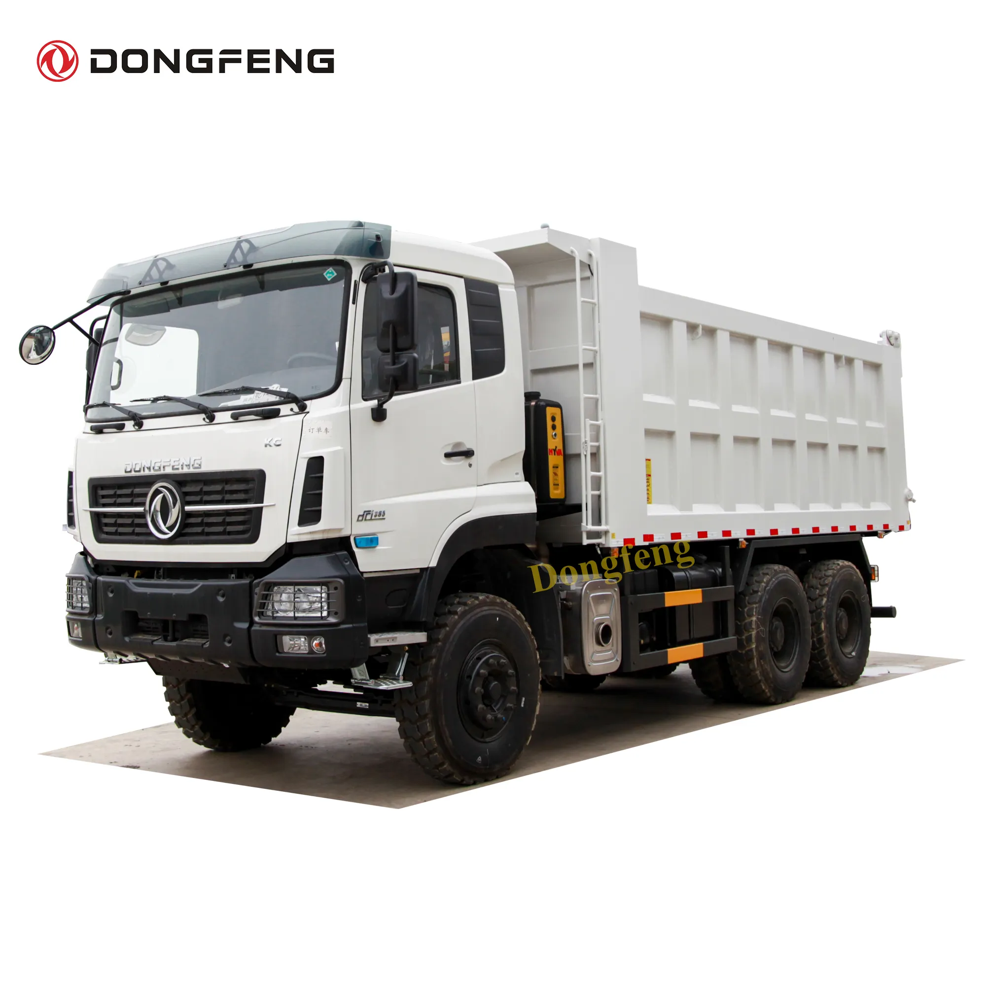 Camion à benne basculante Dongfeng, capacité de chargement de 40 tonnes installé Yuchai 375 HP moteur diesel LHD 20 camion à benne cubique