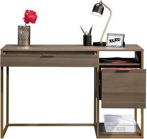 家庭办公室热卖廉价电脑桌现代大抽屉电脑桌学习桌 - Product Image 4