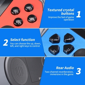 X7เครื่องเล่นเกมพกพาขนาดเล็ก HD 8G 4.3นิ้วเครื่องเล่นวิดีโอเกม MP5แบบคลาสสิกย้อนยุคพร้อมเครื่องเล่นเกมมือถือหน้าจอใหญ่ - Product Image 4