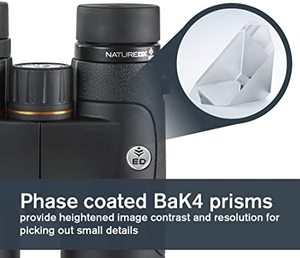 Celestron Nature DX ED 8/10X42 10/12X50 Ống Nhòm Cao Cấp Độ Phân Tán Cực Thấp (ED) Ống Kính Khách Quan Ống Kính BaK-4 Nhiều Lớp - Product Image 4