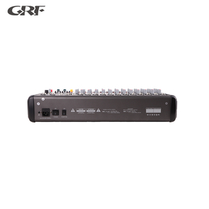 Canlı ses ve stüdyo uygulamaları için GRF 12 giriş kanalı yüksek performanslı karıştırma konsolu ses mikseri - Product Image 4