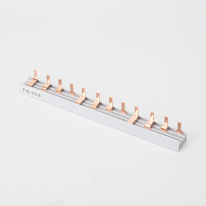 เบรกเกอร์ขนาดเล็ก,บาร์เดินสายบาร์เชื่อมต่อขั้ว MCB เชื่อมต่อทองแดง T-Type U-Type Busbar Terminator การเชื่อมต่อ - Product Image 6