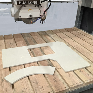 2025 Tech Pro HKNC-560 + イタリアCnc 5 Axis Plus電気ルーター石英花崗岩大理石橋のこぎり石切断機