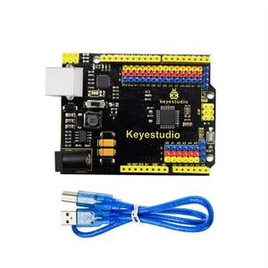 KEYESTUDIO süper ATmega328P-AU geliştirme kurulu Pin başlık arayüzü ile Arduino UNO R3 için uyumlu