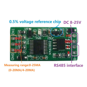 2-channel 4-20mA Current <strong>Analog</strong> Collector 8-25V RS485 Current Acquisition <strong>Module</strong>