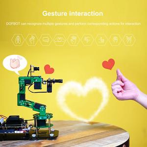 Yahboom AI Ros Robot mit Roboterarm 6-Achsen-Unterstützung Python-Programmier-und Gesichtserkennungs-Lernkit