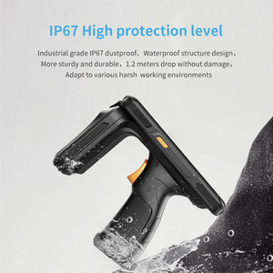 安卓pda IP67防水射频识别扫描仪手持式超高频射频识别阅读器数据收集器设备库存阅读器pda条形码扫描仪 - Product Image 3